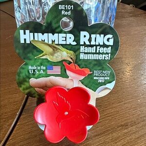 Hummer Ring Hand Feed Hummingbirds! Brand New!